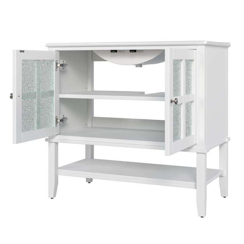 Christopher Knight Home 36" Stylish and Functional Bathroom Vanity with Sink