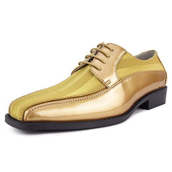 mens metallic gold dress shoes
