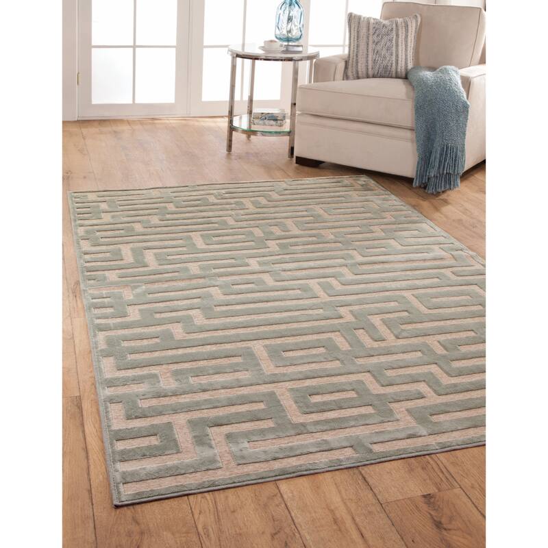 Maze Lt. Area Rug 8x10 - 8' x 10'
