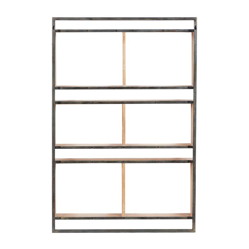 Wood Wall Shelf - Brown - Roche River Decor