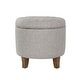 preview thumbnail 21 of 110, Carson Carrington Hare Button-tufted Round Storage Ottoman