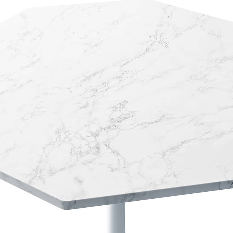 31.50"Modern Octagonal Dining Coffee Table for Kitchen Living Room