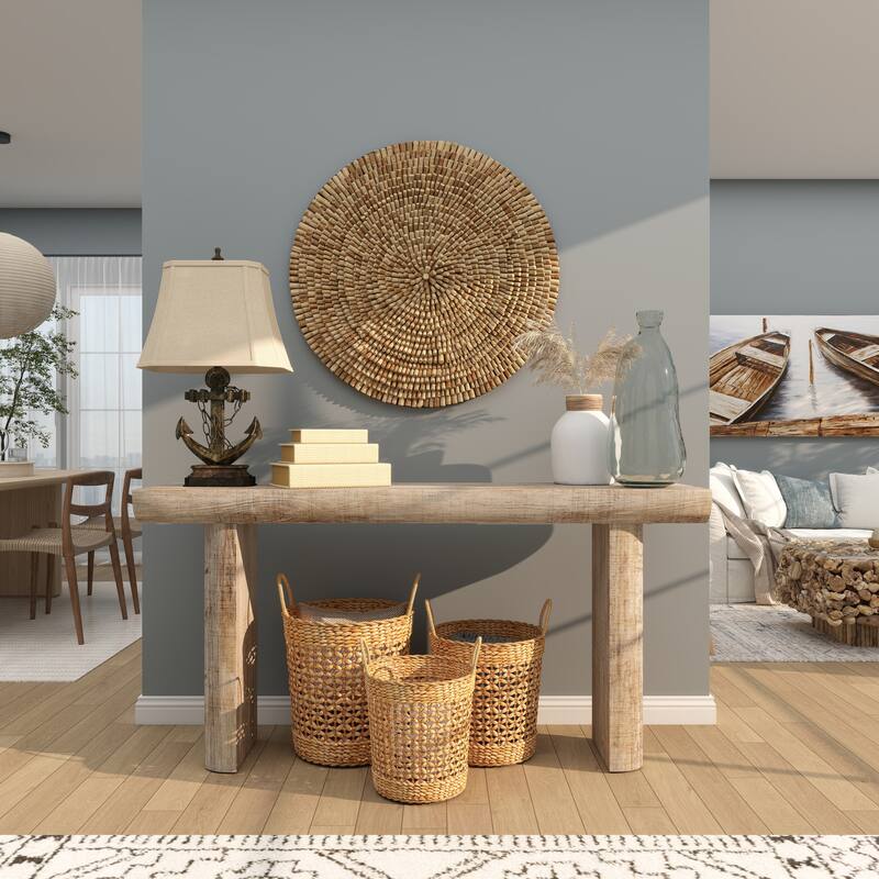 Cream, Black, Copper, Beige or Brown Faux Leather Woven Faux Book Storage Decorative Box (Set of 3)