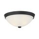 preview thumbnail 3 of 9, Savoy House 2 Light 13" Wide Flush Mount Bowl Ceiling Fixture