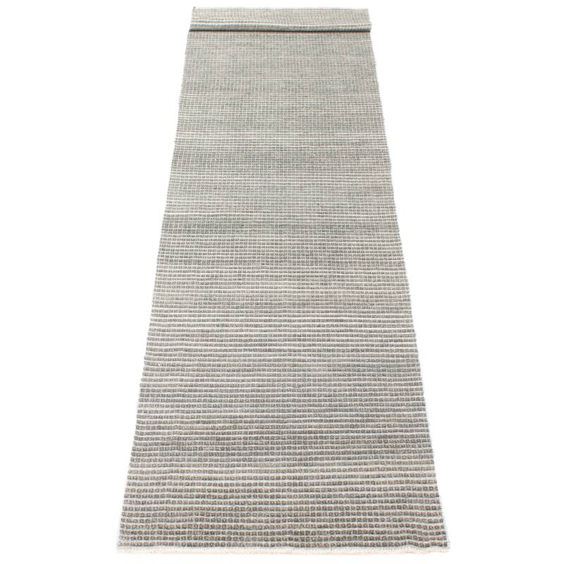 ECARPETGALLERY Hand-knotted Eternity Grey Wool Rug - 2'9 x 15'2