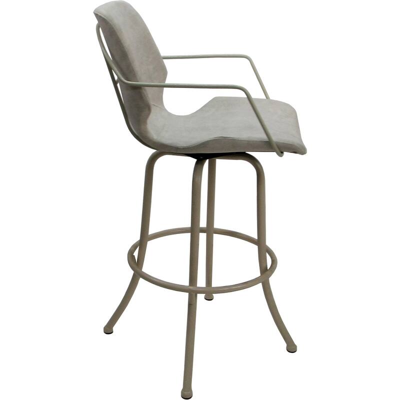 Asheville Swivel Counter 26", 30" or Extra Tall 34" Metal Bar Stool