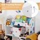 preview thumbnail 7 of 8, Costway Kids Toy and Book Organizer Children Wooden Storage Cabinet w/ - See Details