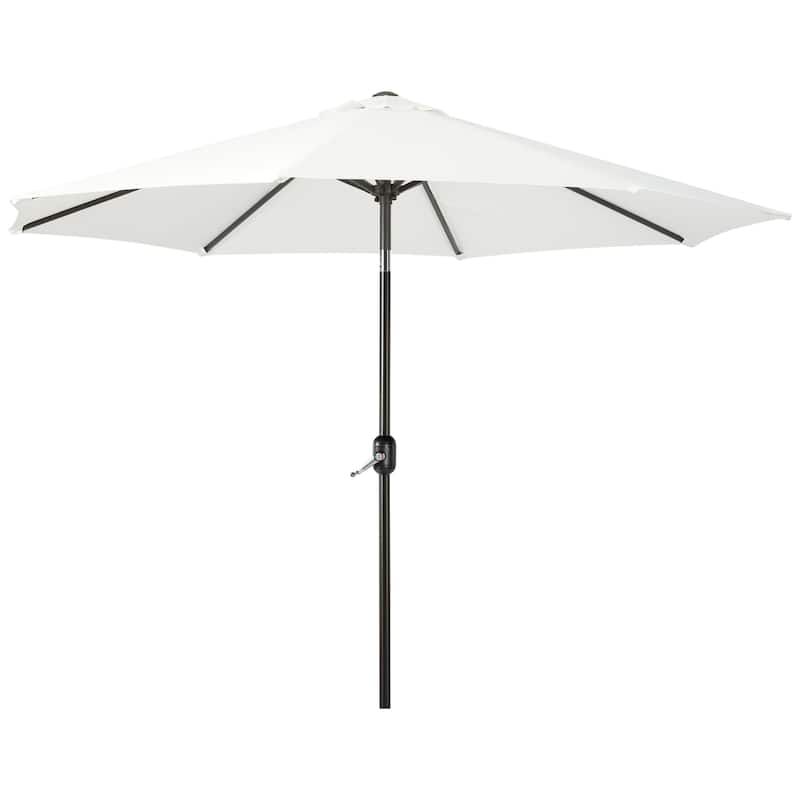 Holme 9-foot Steel Market Patio Umbrella with Tilt-and-Crank