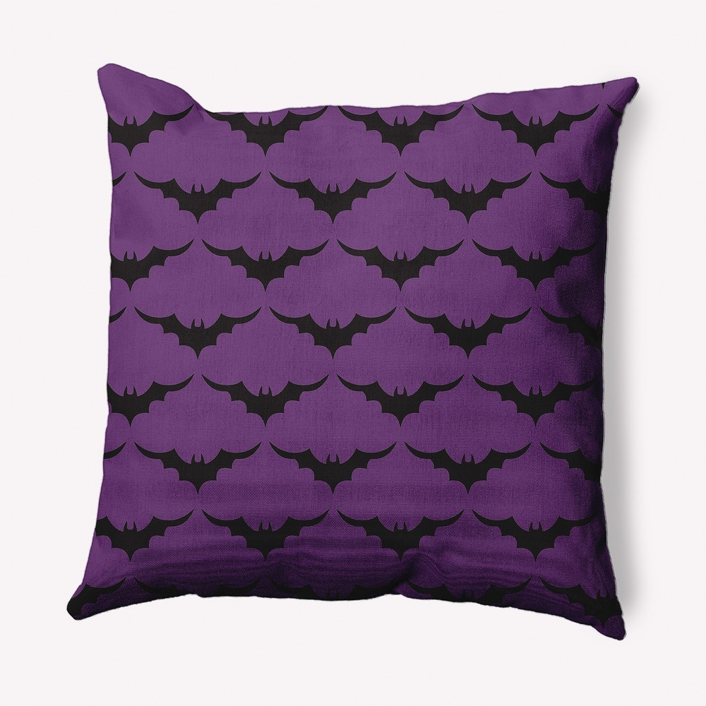 Bat Colony Halloween Indoor/Outdoor Throw Pillow