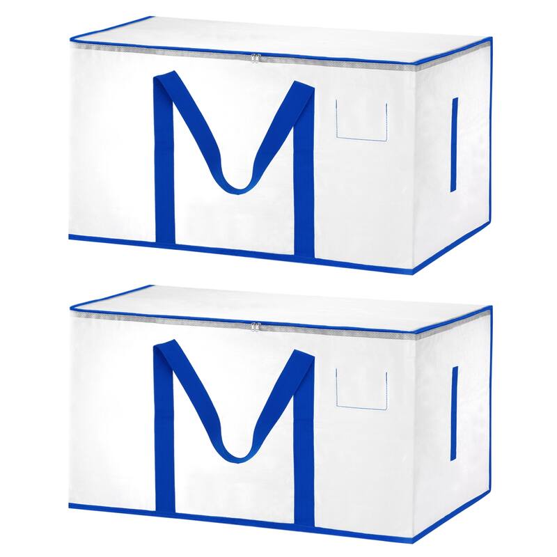 2 Pcs Extra Large Moving Bags with Handles and Zipper