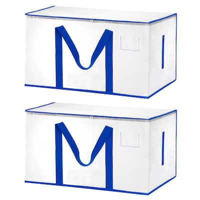 2 Pcs Extra Large Moving Bags with Handles and Zipper