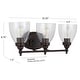 preview thumbnail 78 of 82, Magnolia Metal/Glass LED Vanity, by JONATHAN Y