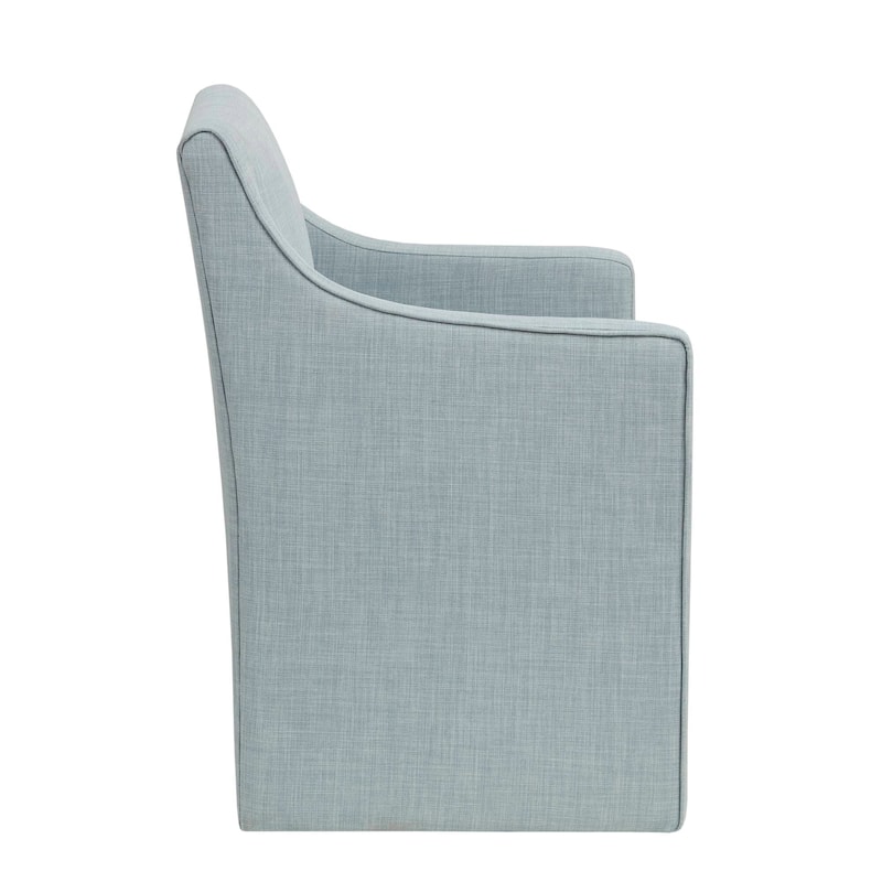 Madison Park Charlotte Dining Arm Chair with Casters
