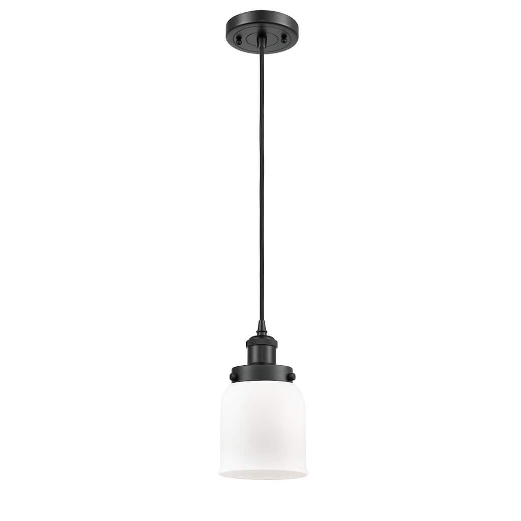 Innovations Lighting Small Bell 5" Wide Mini Pendant - Cord Hung