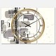 preview thumbnail 2 of 3, Designart 'Glam Dancing shape IV' Glam 3 Panels Oversized Wall CLock - 36 in. wide x 28 in. high - 3 panels