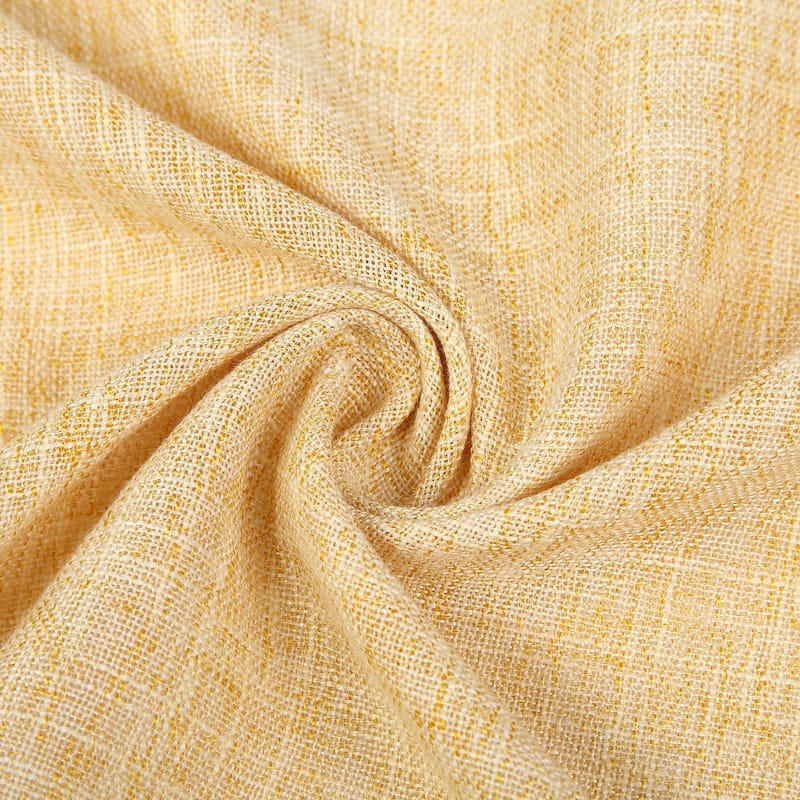 Faux Linen Textured Semi-Sheer Kitchen Tier Curains or Valances