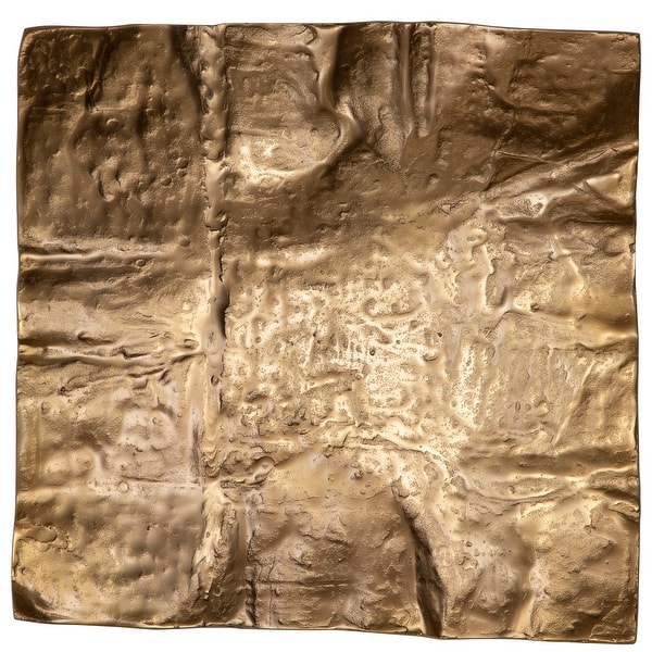 slide 2 of 7, Uttermost Archive Brass Wall Decor - 19 x 19 x 4