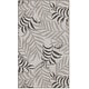 preview thumbnail 17 of 72, Nourison Garden Oasis Indoor/Outdoor Nature Area Rug 2'x4' - Grey