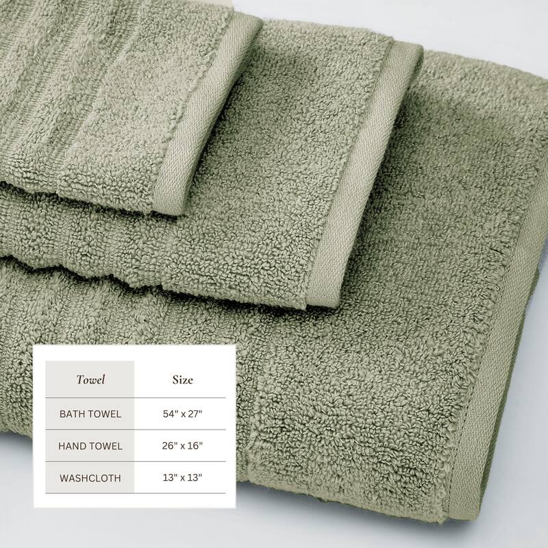 Linery & Co. Combed Cotton Bath Towel Set