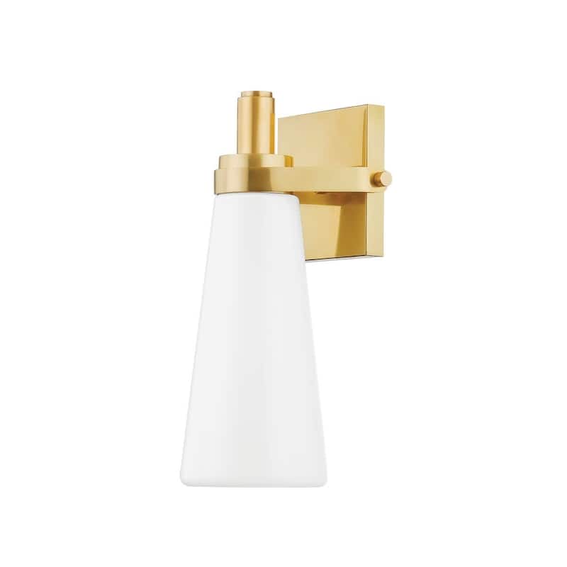 Hudson Valley Lighting 4221 Trude 13" Tall Wall Sconce - Aged Brass
