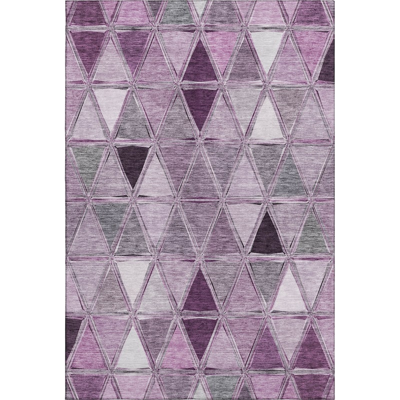 Premium Washable Super Soft Contemporary Mosaic Mayfield Rug