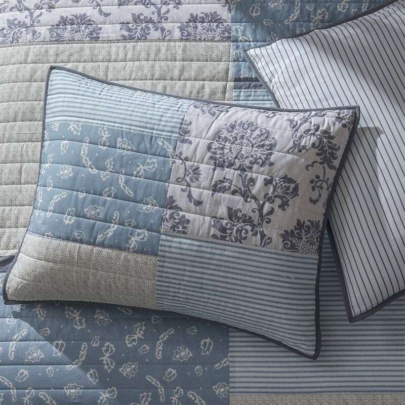 Wonderful Floral Quilt Set 3 Piece Cotton