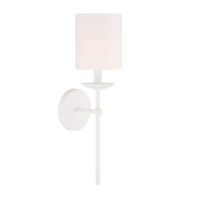 Meridian M90079 19" Tall Wall Sconce - White