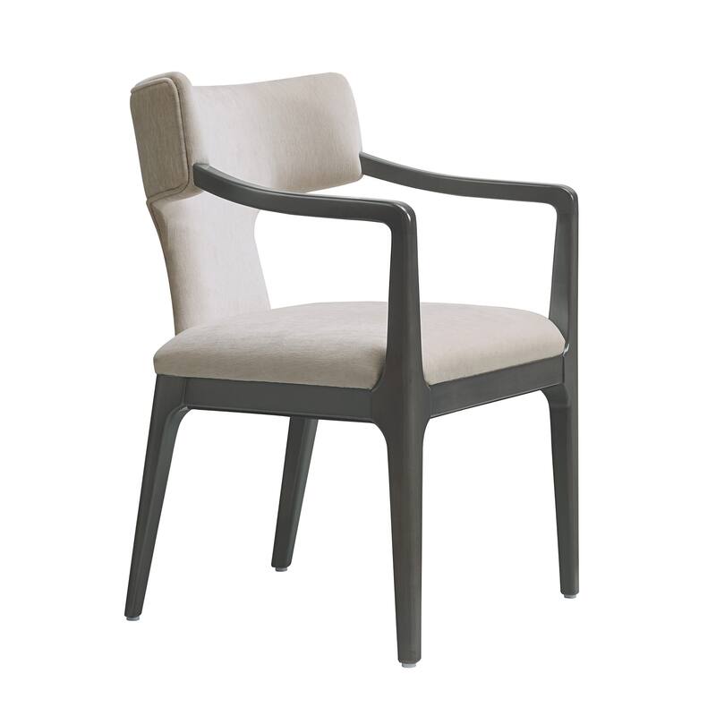 Eloria Chenille Wood Dining Room Armchair