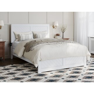 Canyon Foundation Bed Frame with Matching Footboard