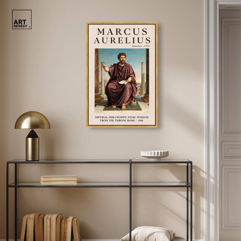 Emperor in Thought Canvas by Art Remedy