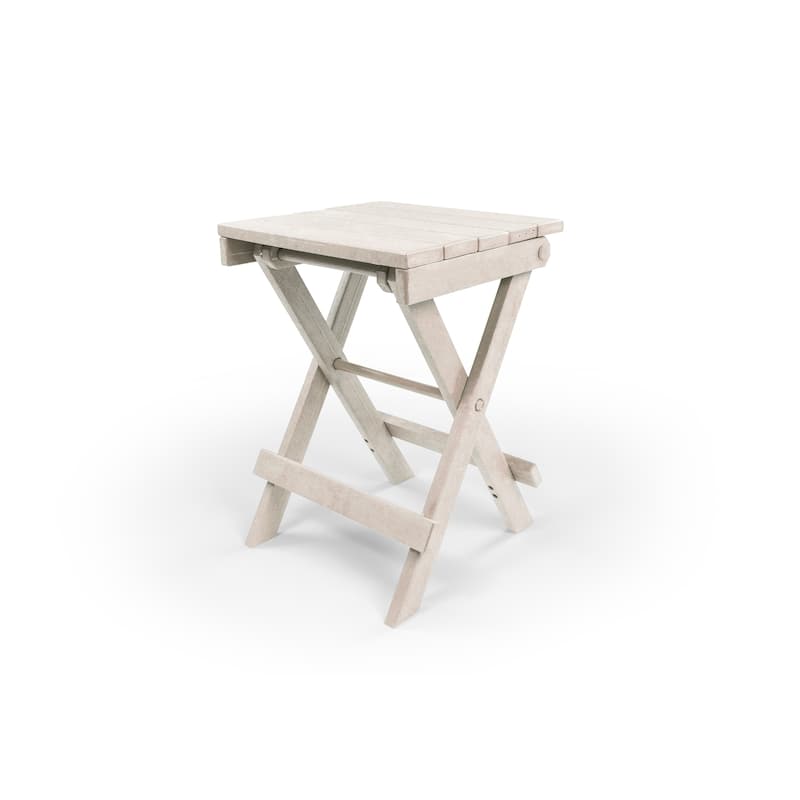 San Juan Fully Assembled All-Weather Recycled HDPE Outdoor Folding Bistro table