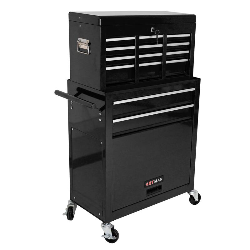 High Capacity Rolling Tool Chest with Wheels and 8 Drawers