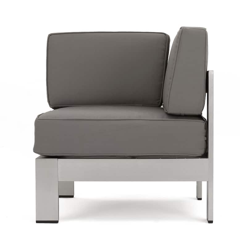 Outdoor 4 - Person Aluminum Patio Sectional set