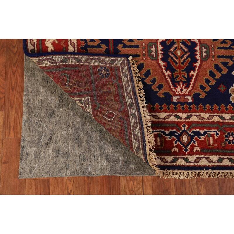 Orange Khottan Oriental Accent Rug Hand-Knotted Wool Carpet - 4'1"x 5'10"