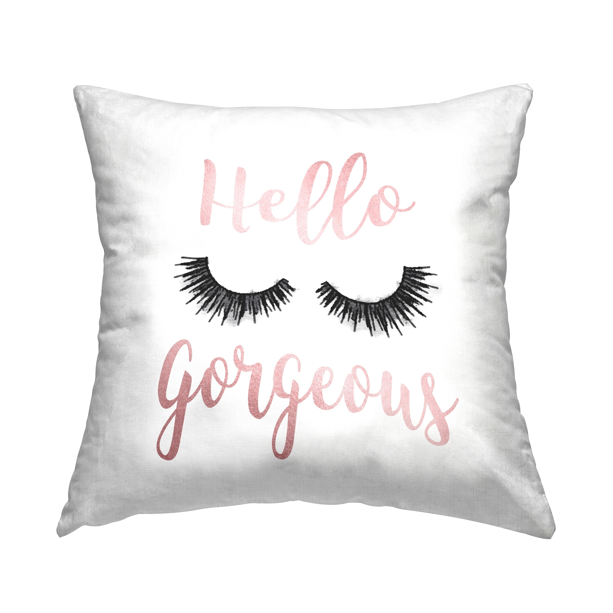 Hello gorgeous throw clearance pillow