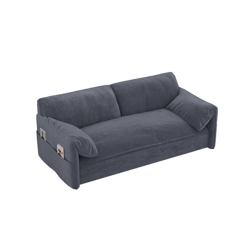 Queen Pull Out Sofa Bed, 3-in-1 Convertible Sleeper Sofa