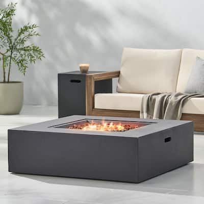 Santos Outdoor 40-in. Propane Firepit by Christopher Knight Home