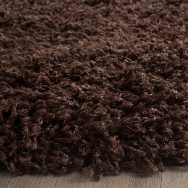 SAFAVIEH Laguna Shag Viroana Solid 2-inch Thick Rug
