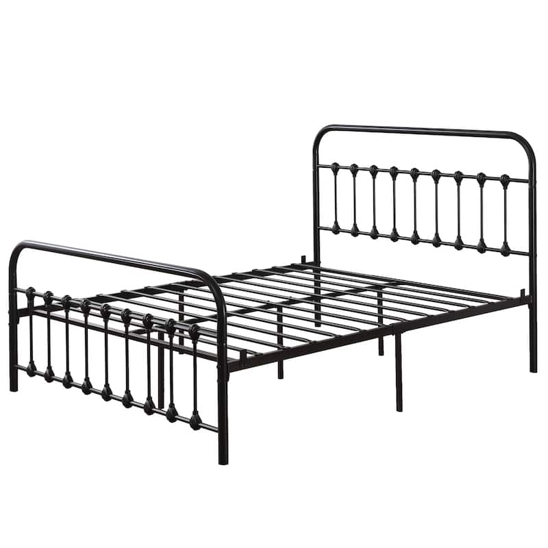 Modern Single-Layer Curved Frame Bed