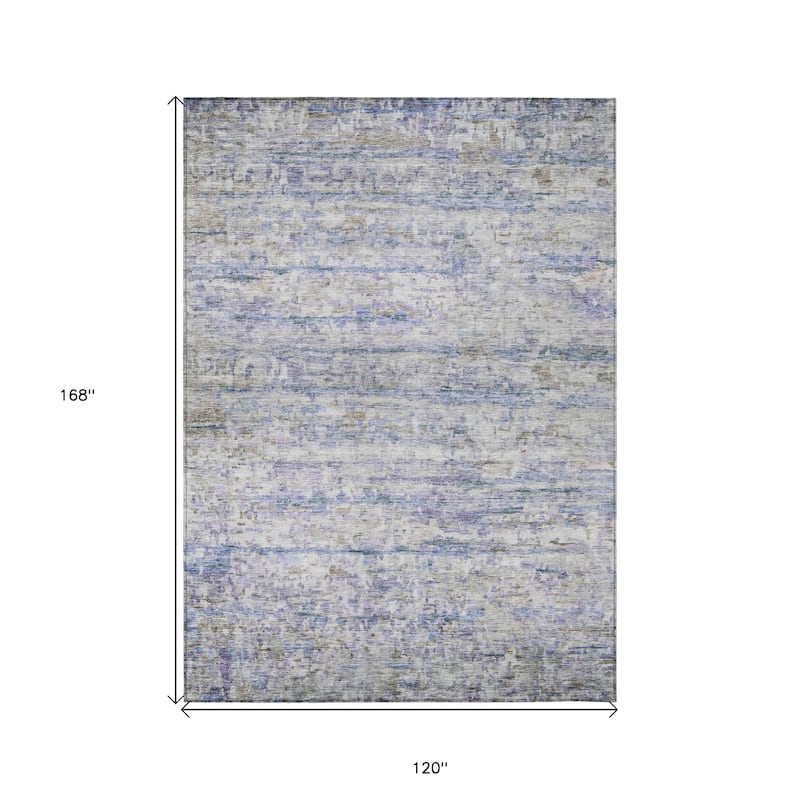 HomeRoots Striped Transitional Rectangle Outdoor Rug