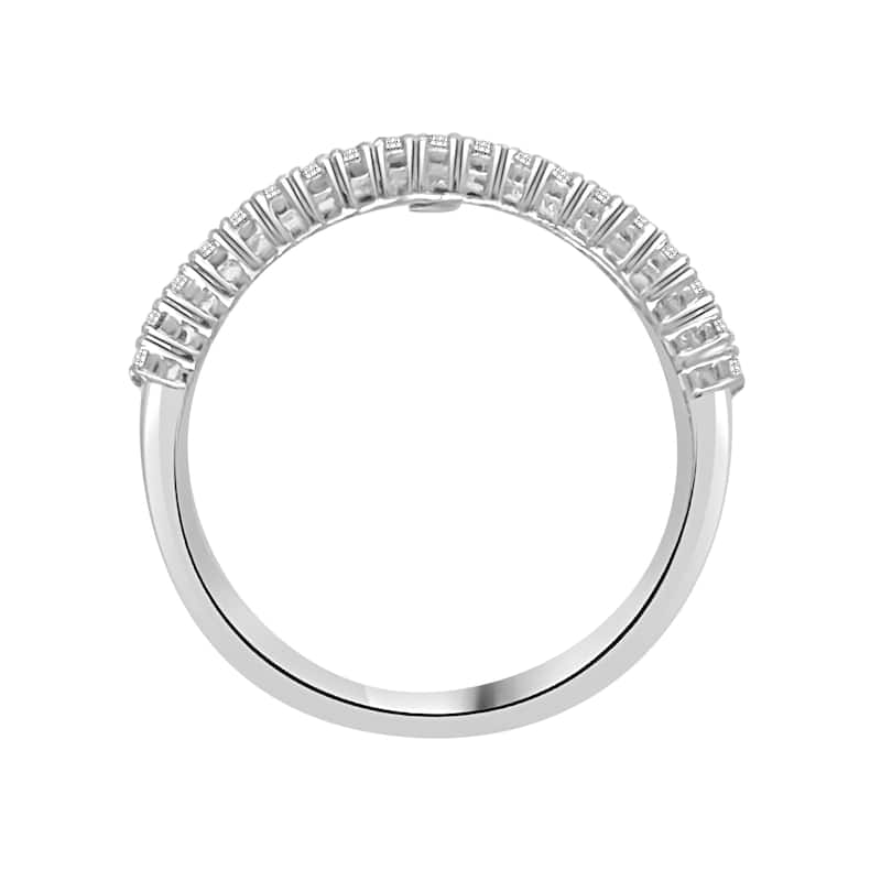 Auriya 14k Gold Lab Grown Emerald-Cut and Round Diamond Wide Band Ring 2.41 ct. tw. (F-G, VS)