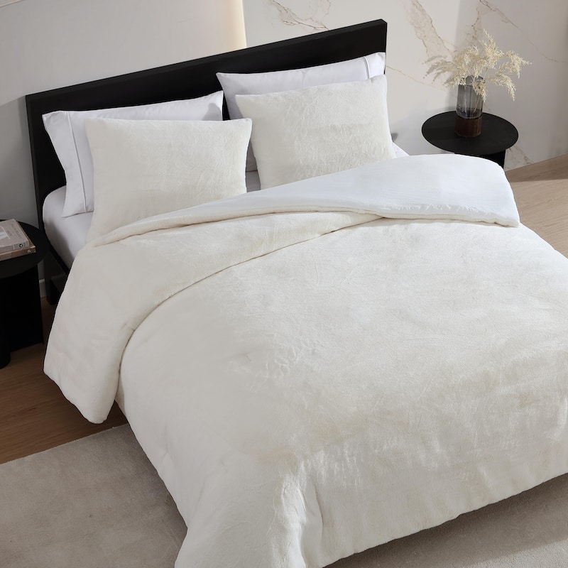 Vera Wang Signature Beige Reversible Comforter Set