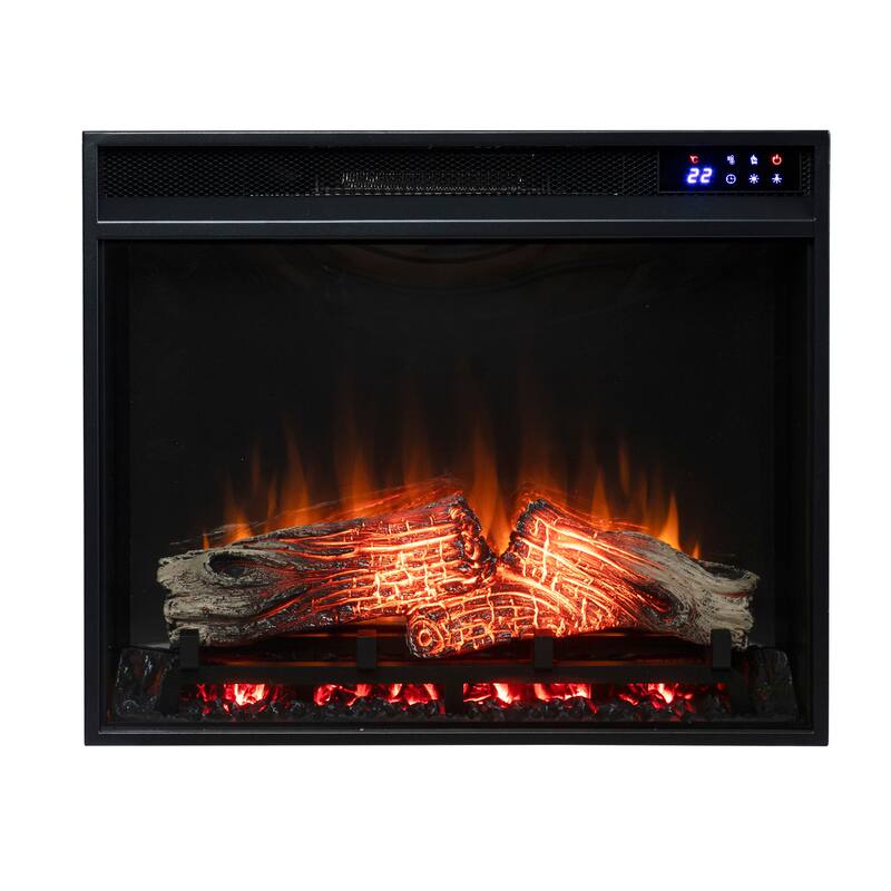 SEI Furniture 23-inch Touch Screen Electric Firebox - 24"W x 9"D x 20"H