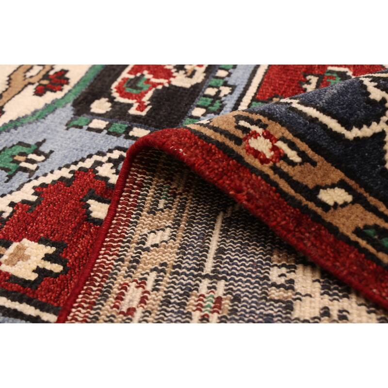 ECARPETGALLERY Hand-knotted Jules Serapi Dark Red Wool Rug - 7'10 x 9'11