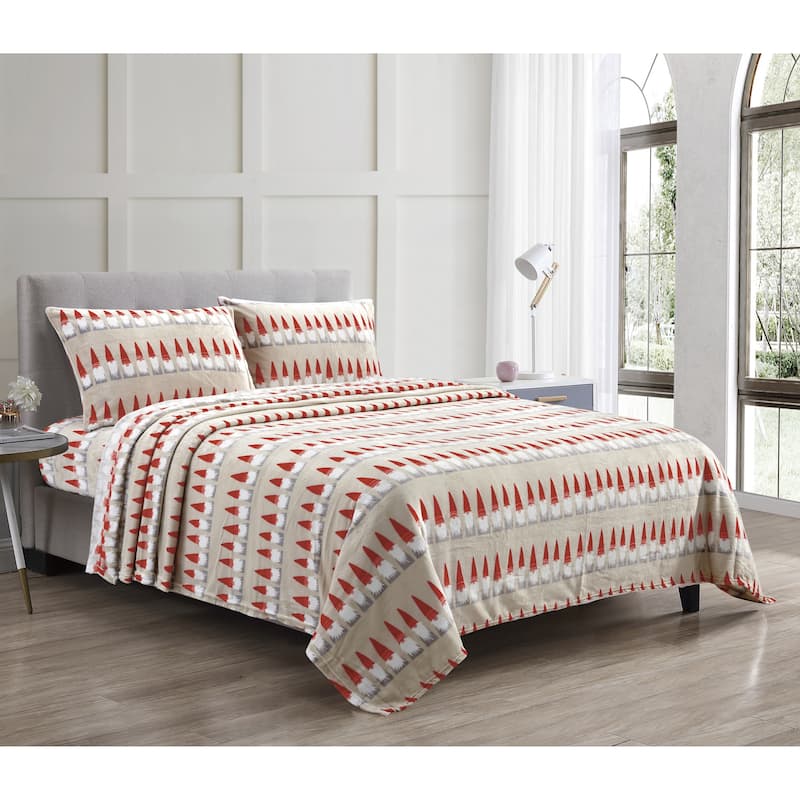 Luxury Elegance Extra Soft Velvet Touch Microplush Sheet Set Grey