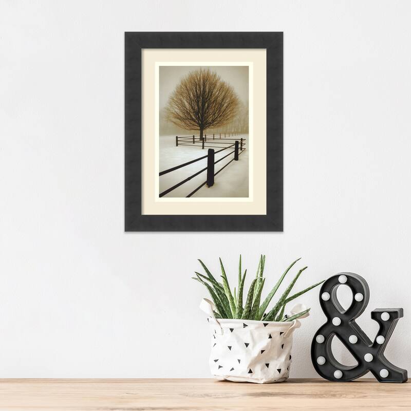 Framed Art Print 'Solitude' by David Lorenz Winston 12 x 16-inch