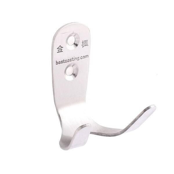 Stainless Steel Household Wall Mounted Double Hooks Clothing Hanger - Bed  Bath & Beyond - 18301194
