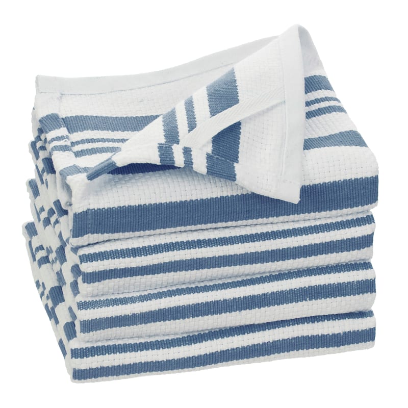 Fabstyles Broadway Stripe Cotton Kitchen Towels - 18x28