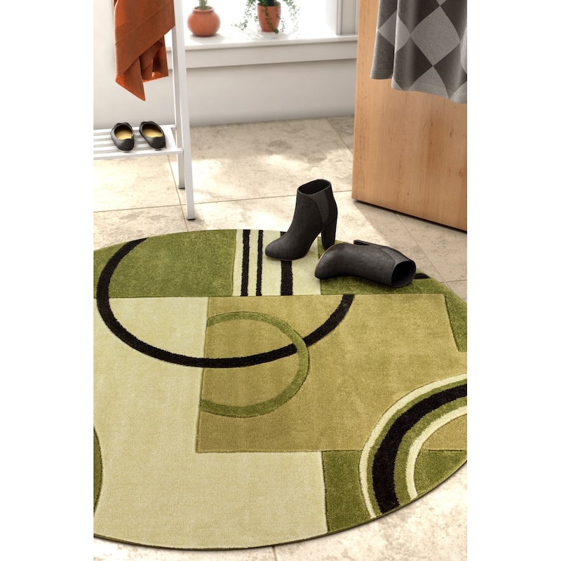 Well Woven Ruby Galaxy Waves Modern Geometric Area Rug