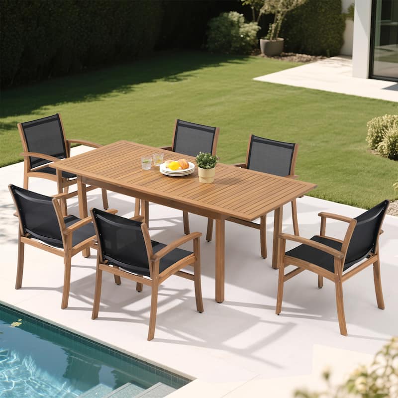 7-Piece Outdoor Patio Garden Dining Set